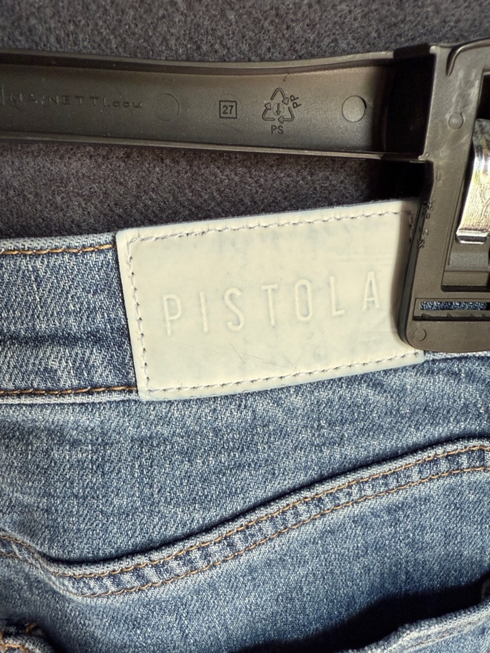pistola Colleen High-Rise Slim Boot Jeans - Medium Blue - Picture 6 of 8